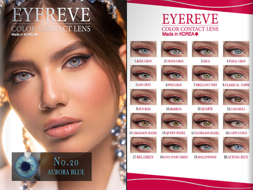 لنز چشم آی ریو شماره 20 Aurora Blue