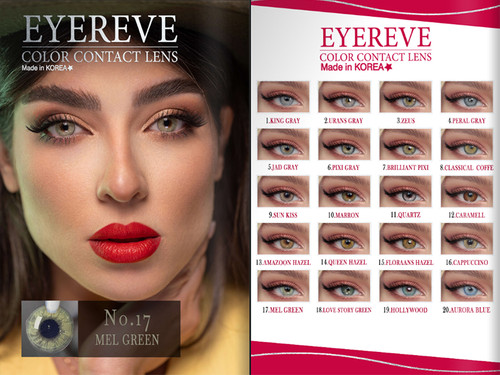 لنز چشم آی ریو شماره 17 Mel Green