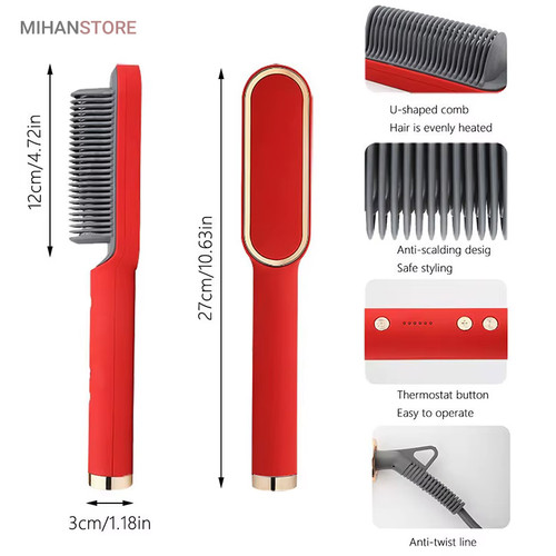 برس حرارتی straight comb